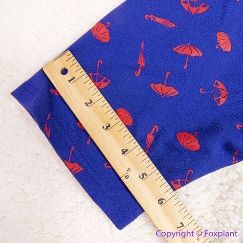 Unique Vintage GB Umbrella Print Navy Dress, plus‎ size 1X - Picture 10 of 16